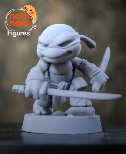 Teenage Turtle Warriors | Resin Garage Kit Figure Show Fan Art | Nomnom Figures - Picture 6 of 9