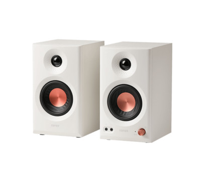 Edifier MR3 Hi-Res weiß Aktiv Regal Studio TV/MAC/PC Lautsprecher/Monitore