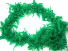Green Feather boa 6 feet St. Patrick's Day