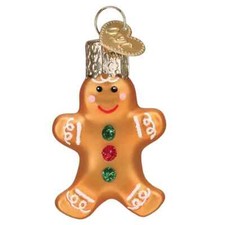 Old World Christmas Mini Gingerbread Man Ornament w