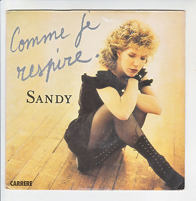 Sandy Stevens Vinyl 45 Runden Comme Je Respire -L' Kind Honig -carrere 14596 F