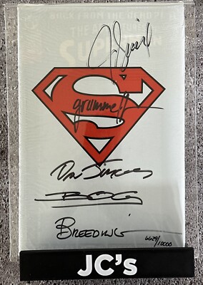 THE ADVENTURES OF SUPERMAN #500 CVR-D COLLECTERS EDITION MULTIPLE SIGNATURES COA