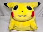 Vintage 1999 Large Pokemon PIKACHU Plush 17" Toy Nintendo Play By Play RARE