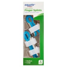 Equate Two-Sided Finger Splints, 2 Count-NEW