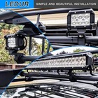 New Horizontal 0.75/1/1.25" ATV UTV Off-Road Light Bar Clamp Mount Bracket Kit