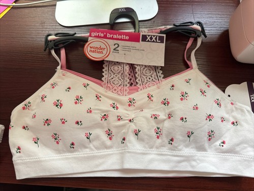 Wonder Nation Girls’ Bralette 2 Pack!!!