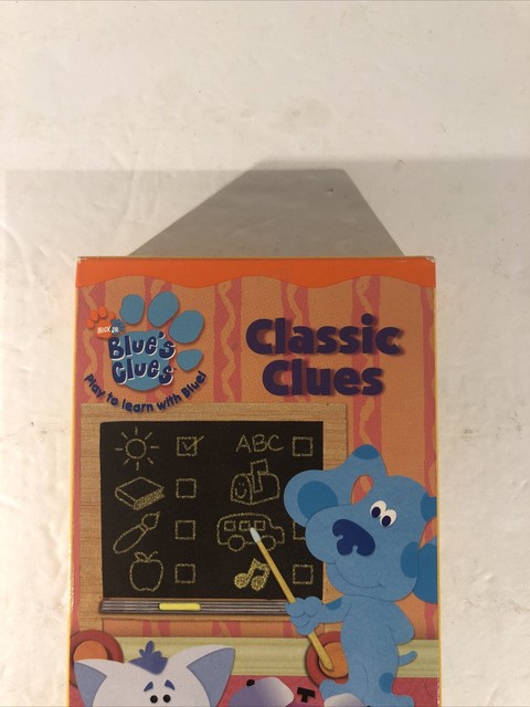 Blues Clues - Classic Clues (VHS, 2004) for sale online | eBay