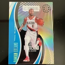 DAMIAN LILLARD 2019 PANINI ILLUSIONS ASTOUNDING ACETATE DAME NO 12 CLEAR