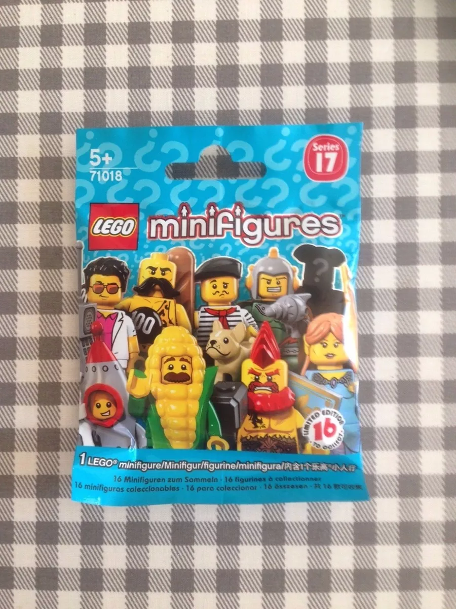 dynasti Pelmel Bedøvelsesmiddel Lego minifigures series 17 unopened sealed random mystery blind bag packet  | eBay