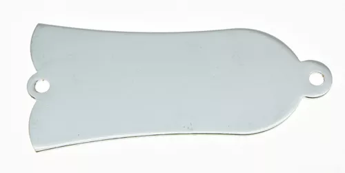 Chrome Metal Blank Truss Rod Cover 2 Hole fits Gibson Style Les Paul
