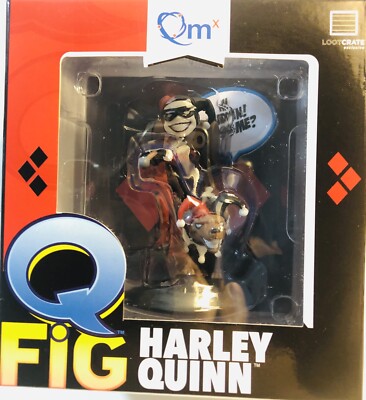 QFig Harley Quinn Qmx Lootcrate Exclusive Adult Collectible Figurine DC Comics