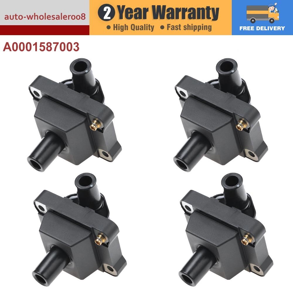 4X Ignition Coil For Mercedes W202 W210 W463 W140 W163 R129 R170 C200 CLK200