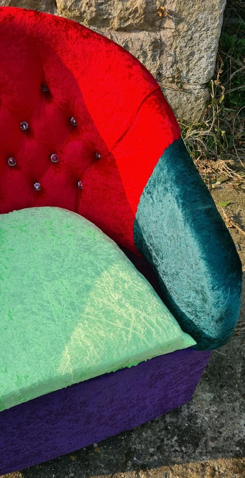 Retro Vintage 80s Iconic Funky Unusual  bedroom chair - Image 4 of 4