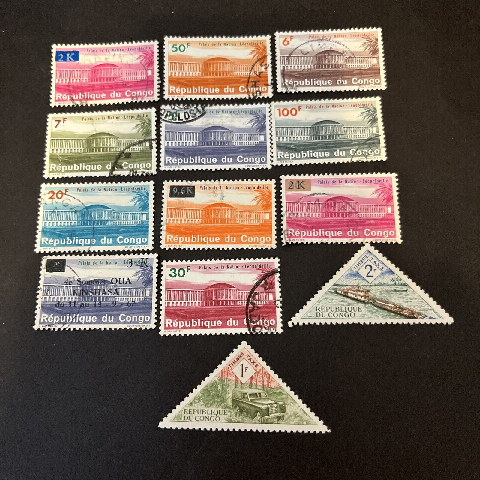 Congo M/U Africa Stamps- Lot A-73605