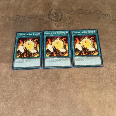 Yugioh! Cards of the Red Stone x3 LDK2-ENJ25 Playset NEW Unlimited NM/M |  eBay