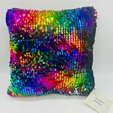 MINI RAINBOW SEQUIN PILLOW