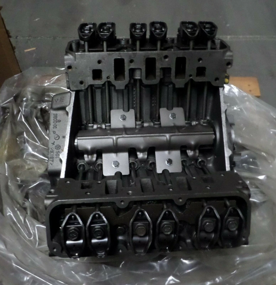 25524139 Motor Bloque Largo 20 Pernos Aceite Pan Rail 3.8L V6 1984-1985 Buick Pontiac Foto 2 de 4