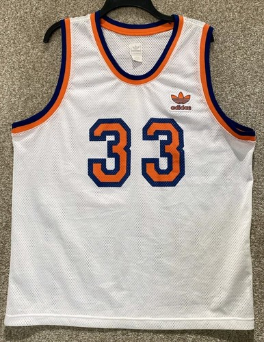 Vintage Y2K Adidas Mens New York Knicks Patrick Ewing Jersey Size XL