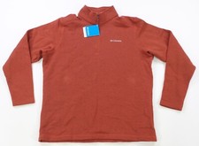 Rare VTG COLUMBIA Sportswear Spell Out 1/4 Zip Pullover Fleece Jacket 2000s SZ L