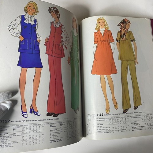 1975 November Simplicity Catalog Sewing Pattern Store Counter Book Fashion - Picture 10 of 13