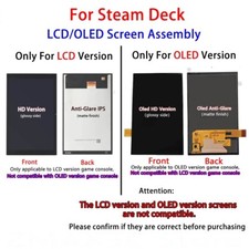 HD LCD Screen Assembly For Steam Deck Console Anti-Glare OLED Display Screen