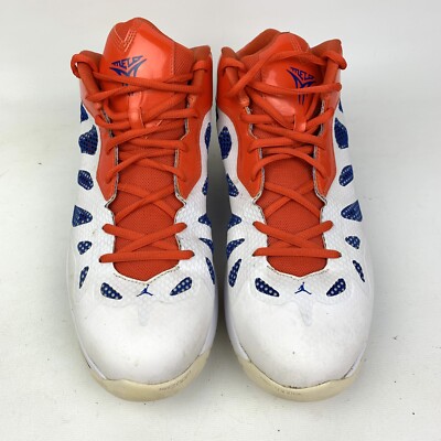 Nike Air Jordan MELO M8 Advance Men's Size 12 ~ White-Royal-Orange