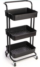 black trolley on wheels