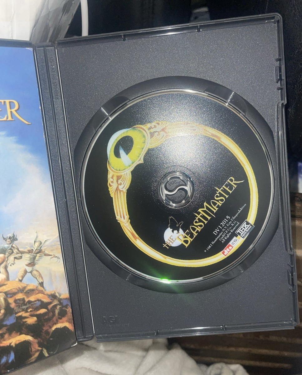 The Beastmaster (DVD, 1982) w/Booklet Cult Fantasy Film RARE