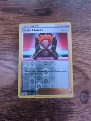 Pokemon Karte Boss´s Orders Reverse Holo 058/072 aus Glänzendes Schicksal EN