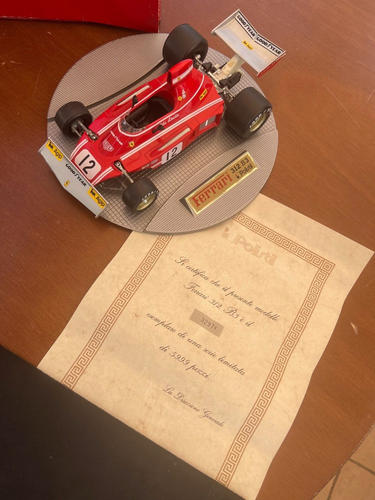 Ferrari Niki Lauda Polistil da collezione 312 B 3 solo 5999 esemplari Nuova - Foto 3 di 3