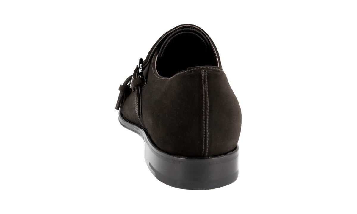 Prada 20A009 Double Monk Strap CapToe Cordovan. Size 10.5. With box and dust bag Prada Men main image 3