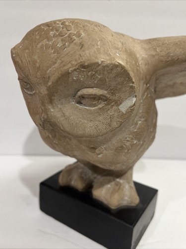 RARE Owl Figurine Sculpture by Klara Sever 1975 Austin Prod. Abstract MCM - Picture 5 of 10