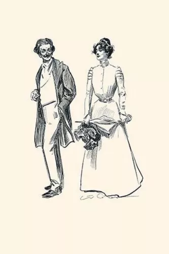 Doctors Bill Charles Dana Gibson Poster Print