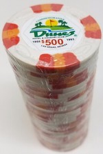 Poker Chips (25) $500 Dunes Commemorative 9 gram Clay Composite
