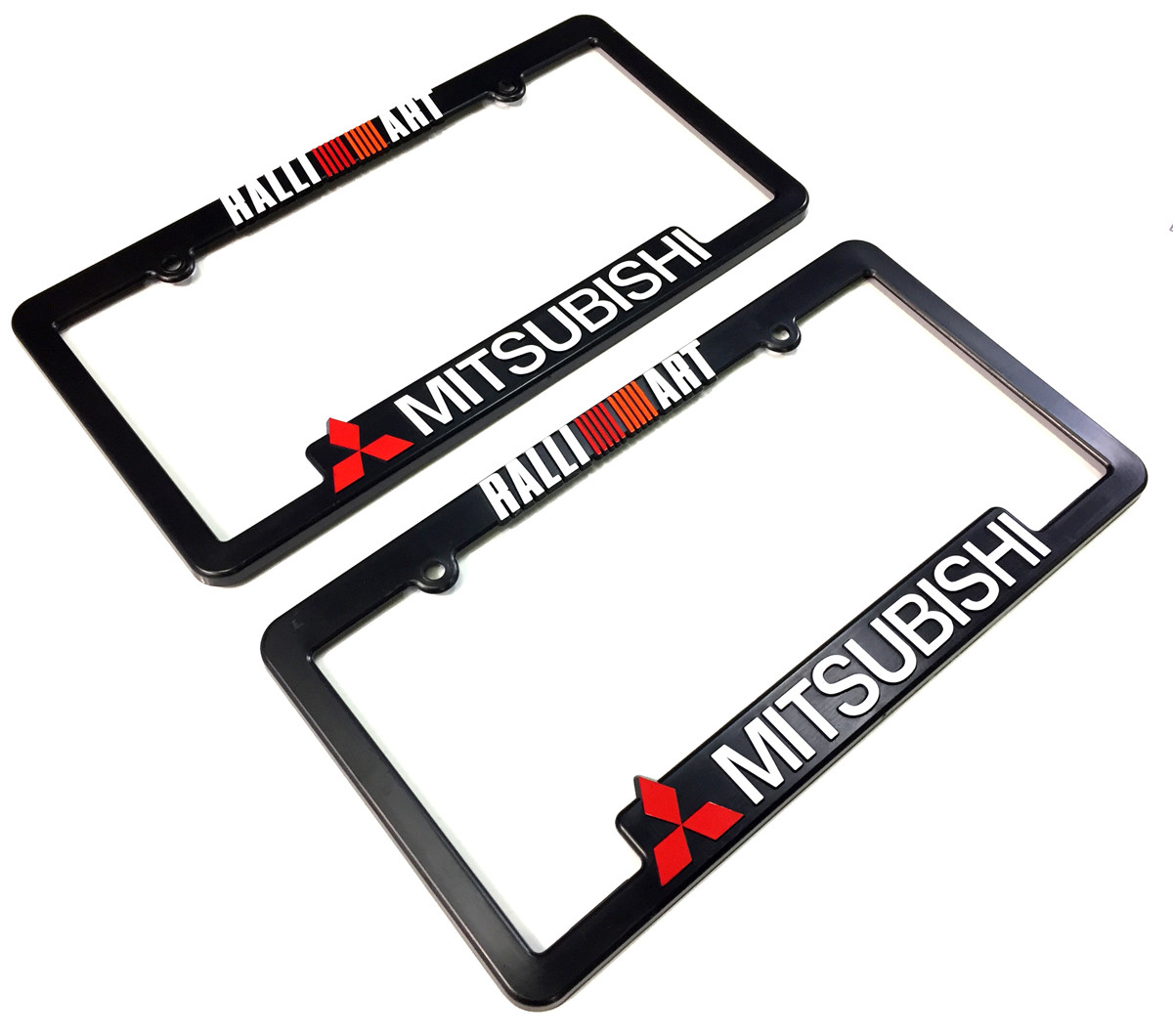 MITSUBISHI-License-Plate-Frames-RALLIART-EVO-Lancer-Evolution-X-2