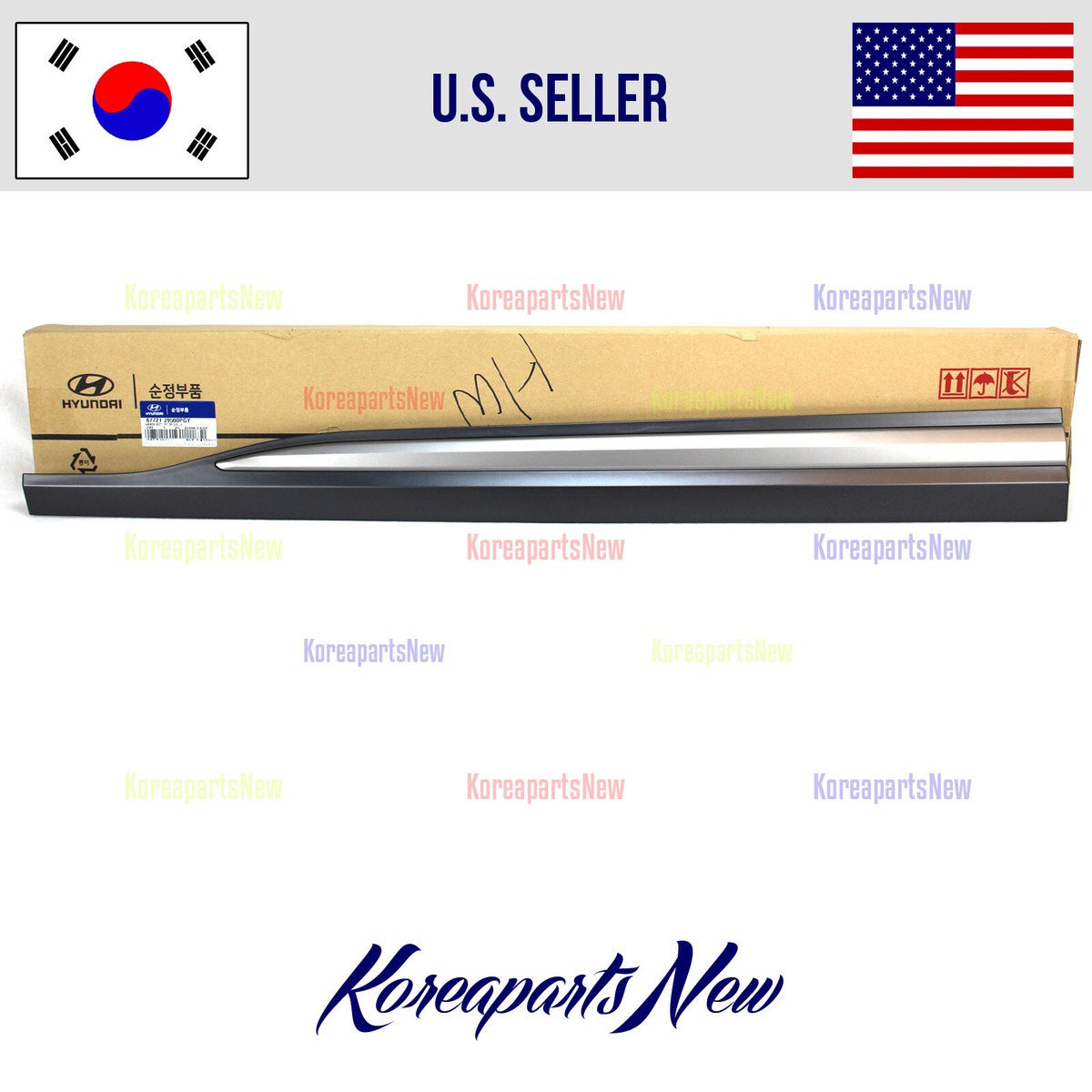 FRONT Door Molding Left DRIVER 87721J9500 Hyundai Kona 1.6L Turbo
