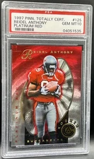 97 Totally Cert Reidel Anthony 2449/4999 PSA 10 *Pop 1 Buccaneer Platinum Red RC