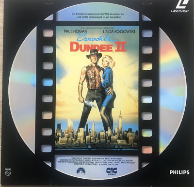 Laserdisc Crocodile Dundee 2 Widescreen Dolby Surround PAL deutsch