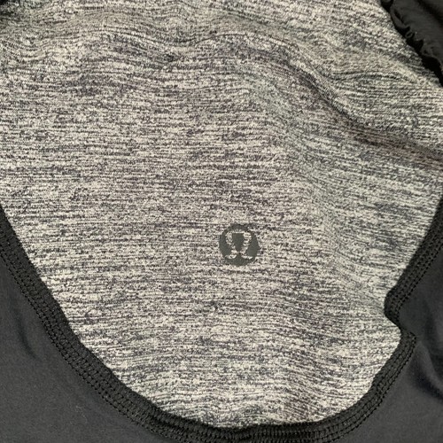 Lululemon Running Jacket Womens Size 4 Black Gray 1/4 Zip Pullover - Bild 8 von 11