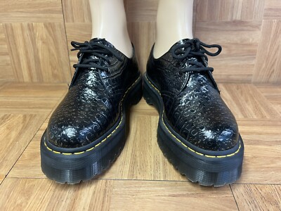 靴 Dr.Martens RARE Women 8 Men 7 Dr. Martens 27535 Embossed Croc Gator