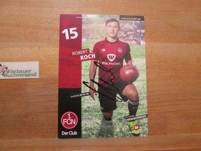 Original Autogramm Robert Koch 1 FC Nürnberg /// Autogramm Autograph signiert si