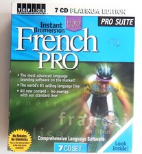 Instant Immersion French Pro Suite 7 CD Platinum Edition Language Learning