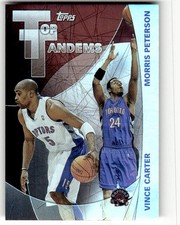 2002-03 Topps Vince Carter / Morris Peterson Top Tandems #TT8