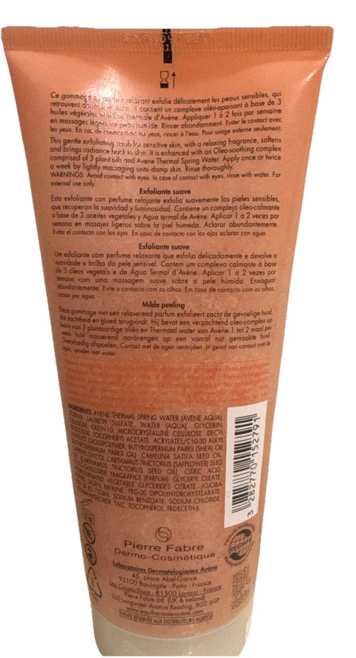 Avene Gentle Scrub Body For Sensitive Skin (200ml/6.7fl)  - Image 2 of 3
