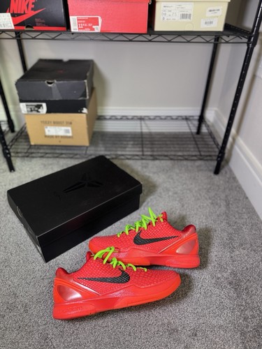 Kobe 6 Protro Reverse Grinch FV4921-600 Size 11 Mens Clean