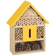 Wooden Insect Home Bee House for Garden Decor Bug Hotel Shelter Nest Box large