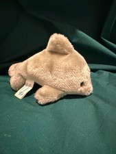 Seaworld Dolphin Plush Stuffed Animal Grey Soft Fluffy 6" Small