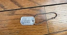 Vintage Gi joe 1964 60’s Dog Tag with chain Very clean.