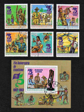 Guinea-Bissau 1982 Boy Scout Movement complete set of 6v.+MS (SG 697-MS703) used