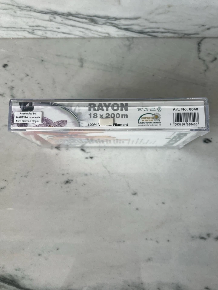 Sealed New Madeira 100% Rayon Embroidery Thread - 18 Spools 200m each - Image 4 of 4